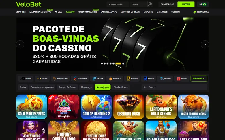Aba Novos jogos do lobby de caça-níqueis da Velobet
